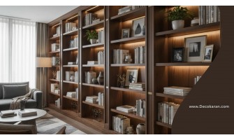 راهنمای جامع دکوکاران برای انتخاب و چیدمان کتابخانه: زیبایی و کارایی در قلب خانه شما