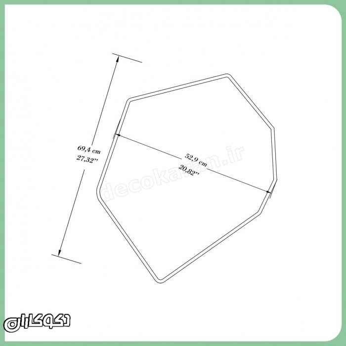 ست آینه دکوراتیو مدل A112