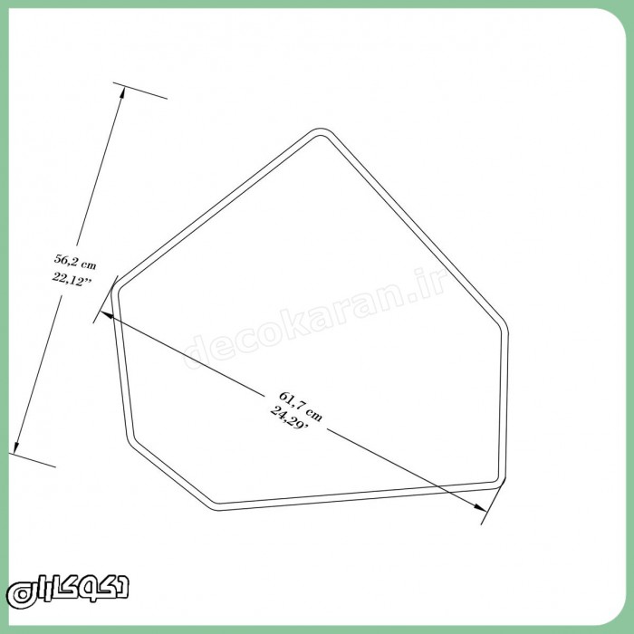 ست آینه دکوراتیو مدل A112