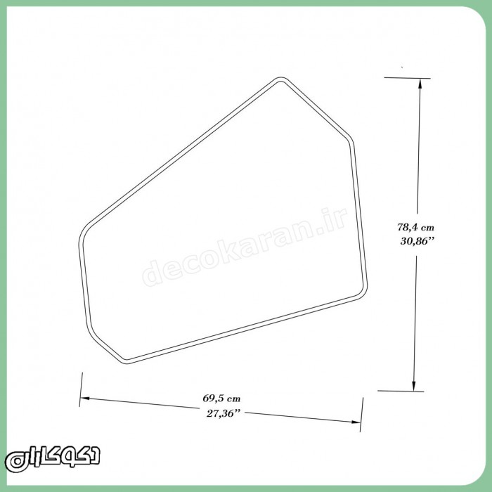 ست آینه دکوراتیو مدل A112