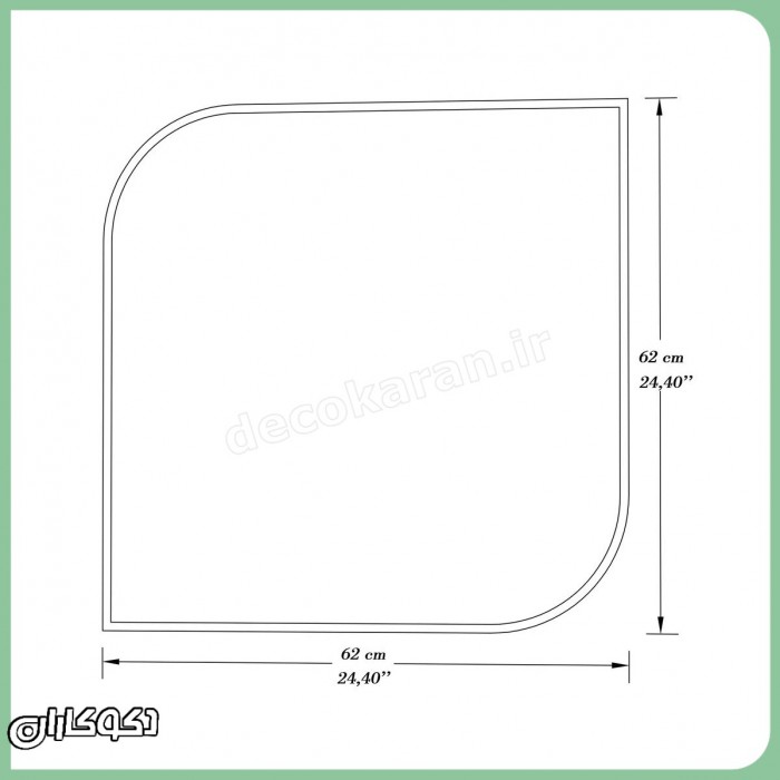  آینه دکوراتیو مدل A115