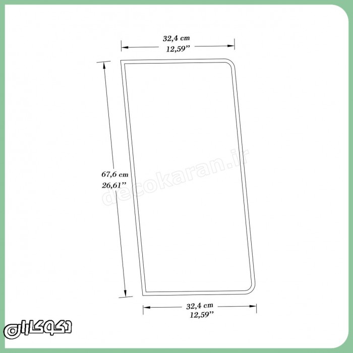  آینه دکوراتیو مدل A116