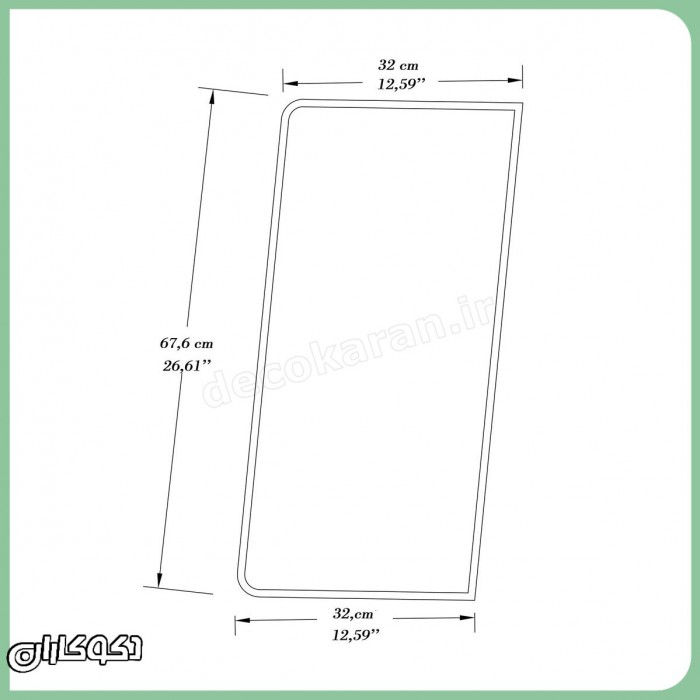  آینه دکوراتیو مدل A116