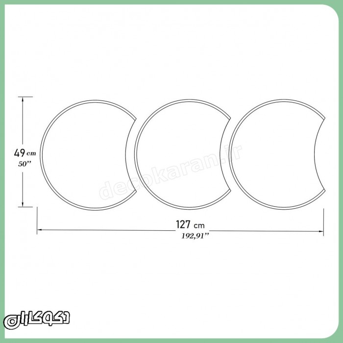  آینه دکوراتیو مدل A117