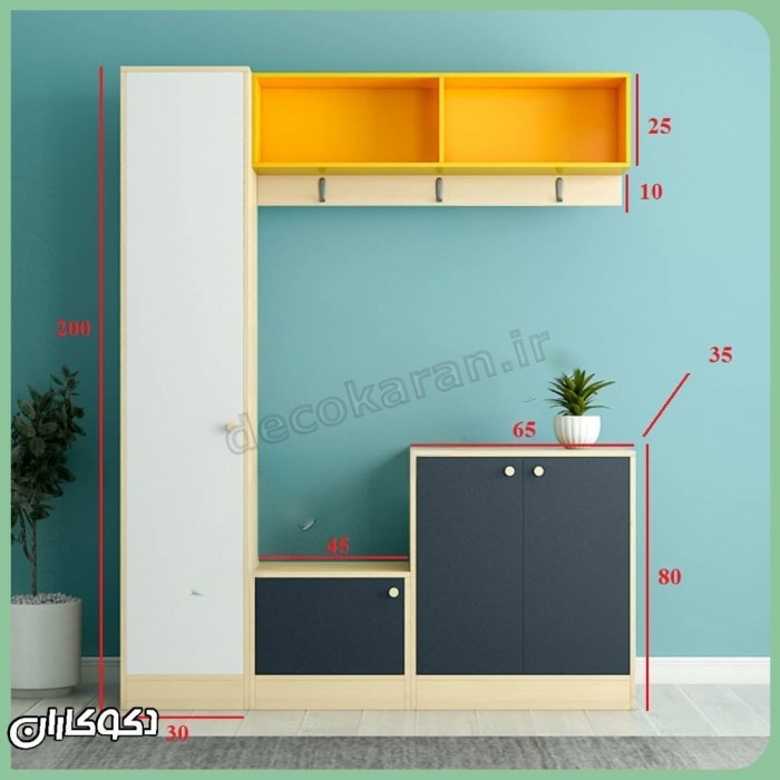 جالباسی + جاکفشی دکوکاران مدل JL159