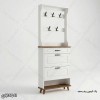 جاکفشی و جالباسی مدل JL118 با درب وکیوم ممبران