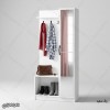 جاکفشی و جالباسی مدل JL122 آینه‌دار و کم‌جا