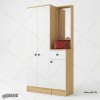 جاکفشی و جالباسی مدل JL127 کمددار با آینه و کشو