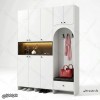 جاکفشی و جالباسی نیمکت دار مدل JL139