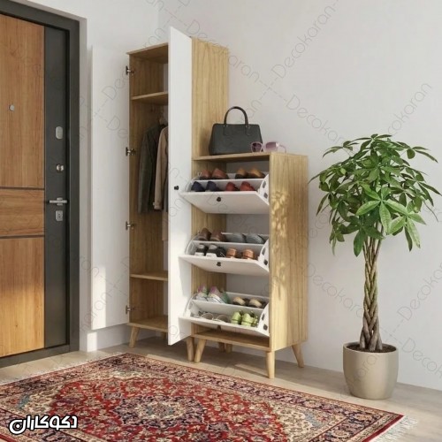 جاکفشی و جالباسی دکوکاران مدل JL140