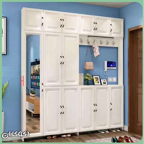 جالباسی + جاکفشی کم جا دکوکاران مدل JL143