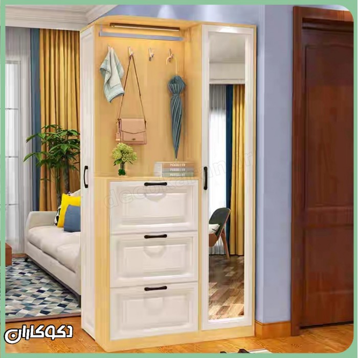 جالباسی + جاکفشی پلاس دکوکاران مدل JL148