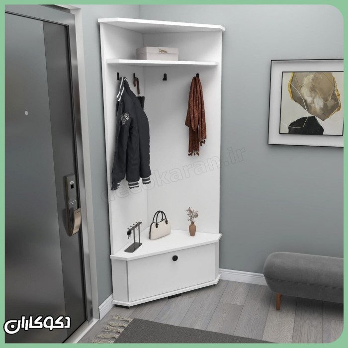 جالباسی + جاکفشی کنج مدل JL149