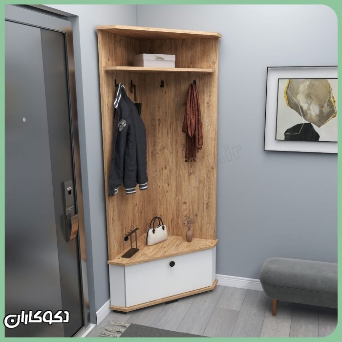 جالباسی + جاکفشی کنج مدل JL149