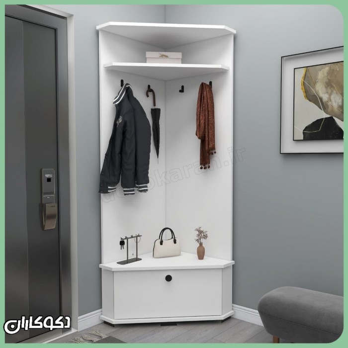 جالباسی + جاکفشی کنج مدل JL149