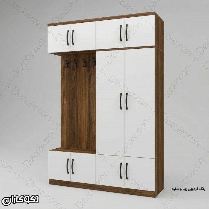 جاکفشی و جالباسی کم جا مدل JL147