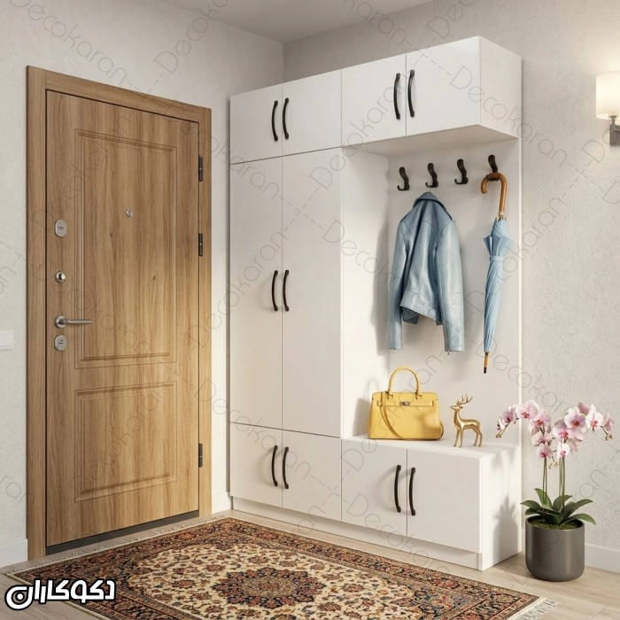 جاکفشی و جالباسی کم جا مدل JL147