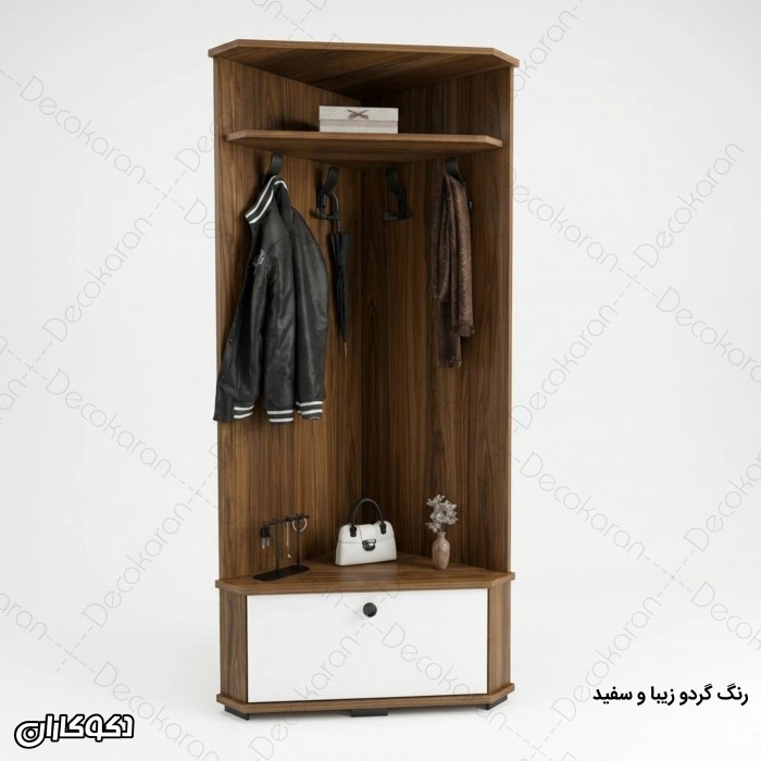 جاکفشی و جالباسی کنج مدل JL149