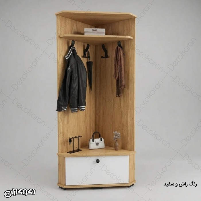 جاکفشی و جالباسی کنج مدل JL149