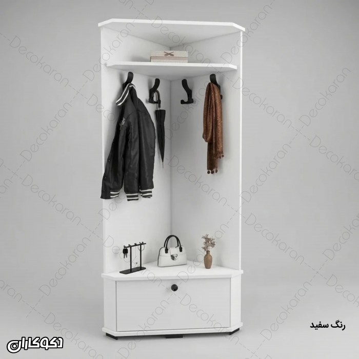 جاکفشی و جالباسی کنج مدل JL149