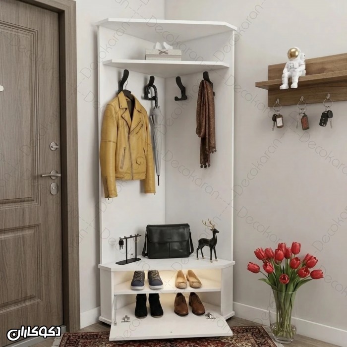 جاکفشی و جالباسی کنج مدل JL149