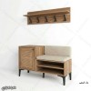 جاکفشی و جالباسی حصیری مدل JL153