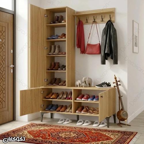 جاکفشی و جالباسی دکوکاران مدل JL155