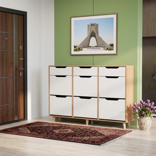 جاکفشی داشبوردی مدرن JKD121 با طراحی کم‌جا