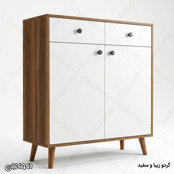 جاکفشی مدل JK100؛ جاکفشی شیک و کم‌جا با درب و کشو