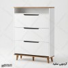 جاکفشی داشبوردی ۳ درب با شلف دکوری مدل JKD104