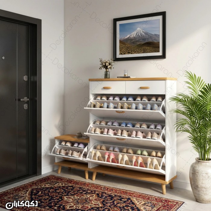 جاکفشی کنسولی داشبوردی مدل JKD113 (عمق ۳۰ سانت)