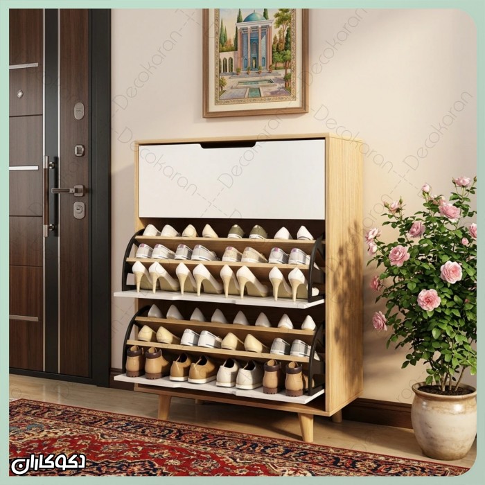 جاکفشی کنسولی داشبوردی دکوکاران مدل JKD102 (با محفظه عمیق)