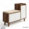 خرید جاکفشی نشیمن‌دار مدل JKN101 (کم‌جا و مدرن)