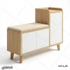 خرید جاکفشی نشیمن‌دار مدل JKN101 (کم‌جا و مدرن)