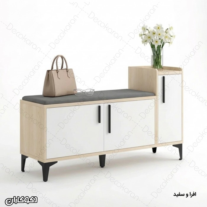 جاکفشی نشیمن‌ دار مدل JKN103 (چند سایز، طراحی مدرن)