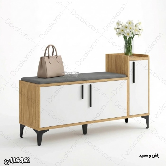 جاکفشی نشیمن‌ دار مدل JKN103 (چند سایز، طراحی مدرن)