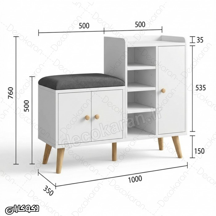 جاکفشی +نشیمن دکوکاران مدل JKN115
