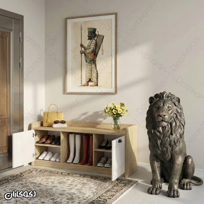 جاکفشی + نشیمن دکوکاران مدل JKN117