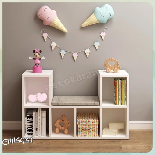 باکس+ نیمکت اتاق کودک دکوکاران مدل BX102
