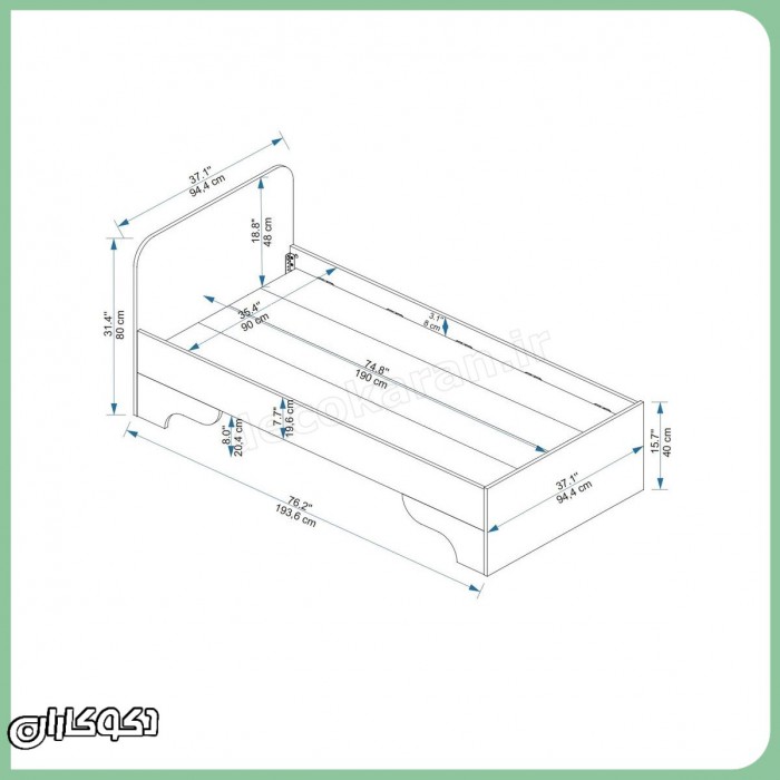 سرویس خواب نوجوان مدل SVN109