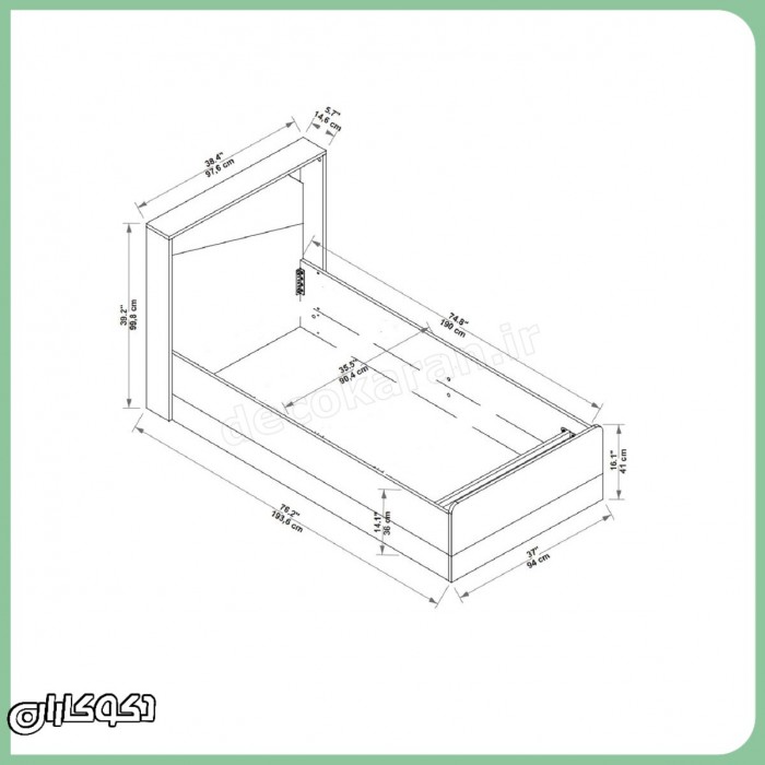 سرویس خواب نوجوان مدل SVN111