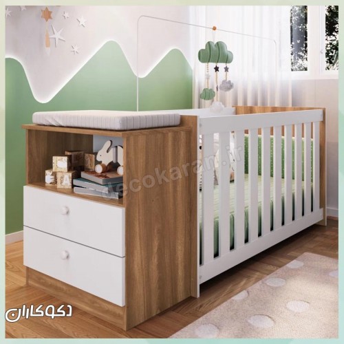 تخت نوزاد پلاس دکوکاران مدل tn105