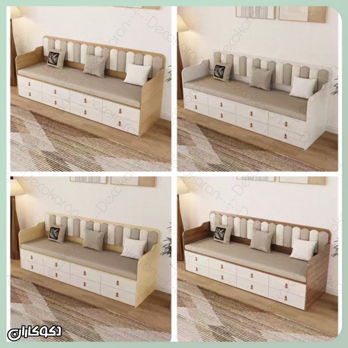 کاناپه کشودار چندمنظوره دکوکاران 