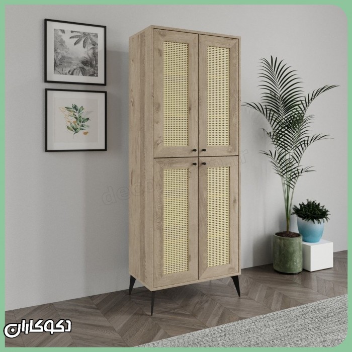 کمد لباس حصیری دکوکاران مدل KL165