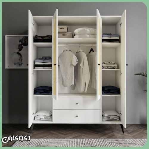 کمد لباس حصیری دکوکاران مدل KL167