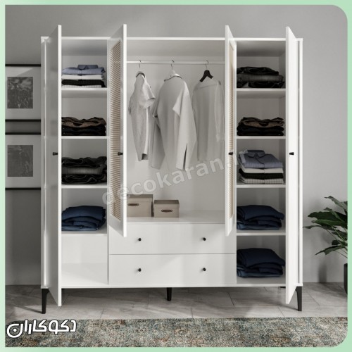 کمد لباس حصیری دکوکاران مدل KL150