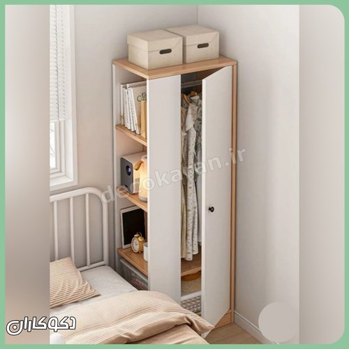 کمد لباس + کتابخانه دکوکاران مدل KL153