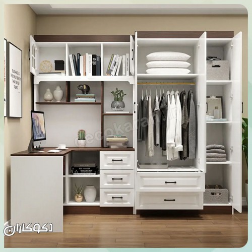 ست میزتحریر و کمد لباس دکوکاران مدل MTL101