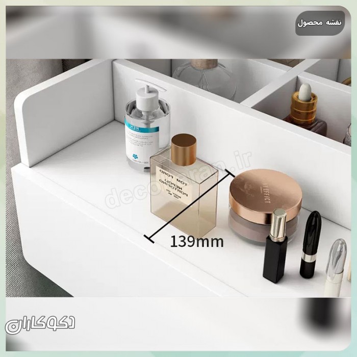 میز آرایش دکوکاران مدل MZ114 | میز آرایش MDF ضد خش و ضد لک