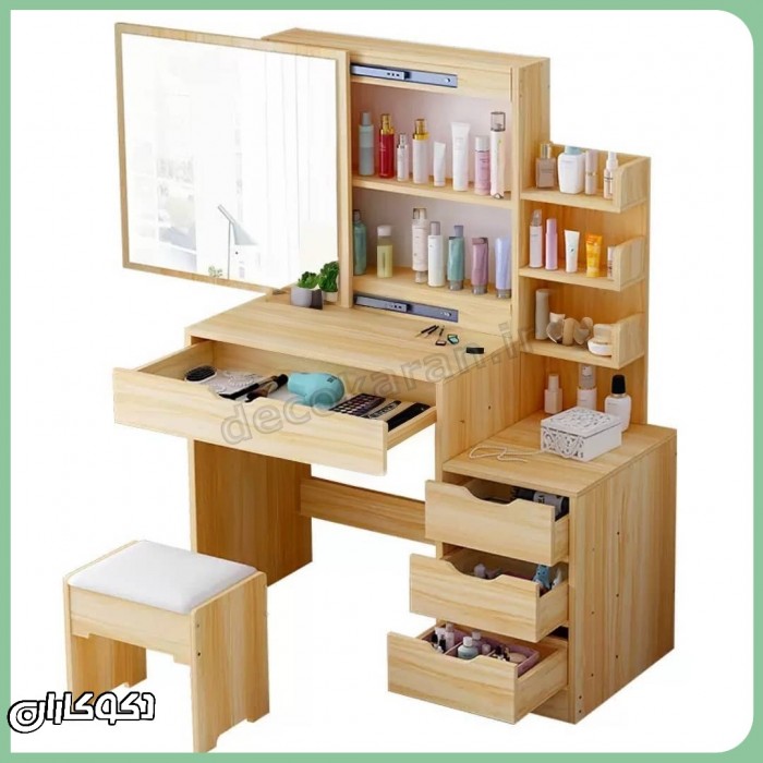 میز آرایش+پاف دکوکاران مدل MZ178